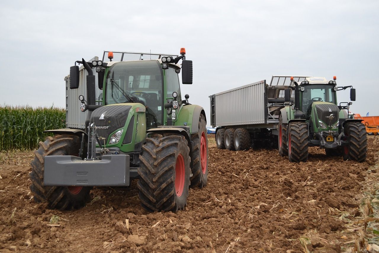 Fendt traktor munkában