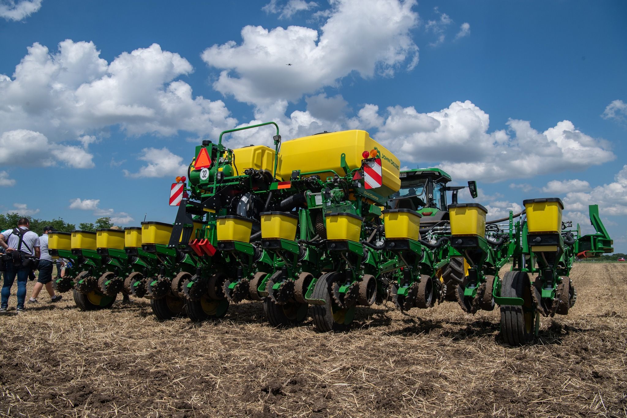 John Deere vetőgép Mezőfalván