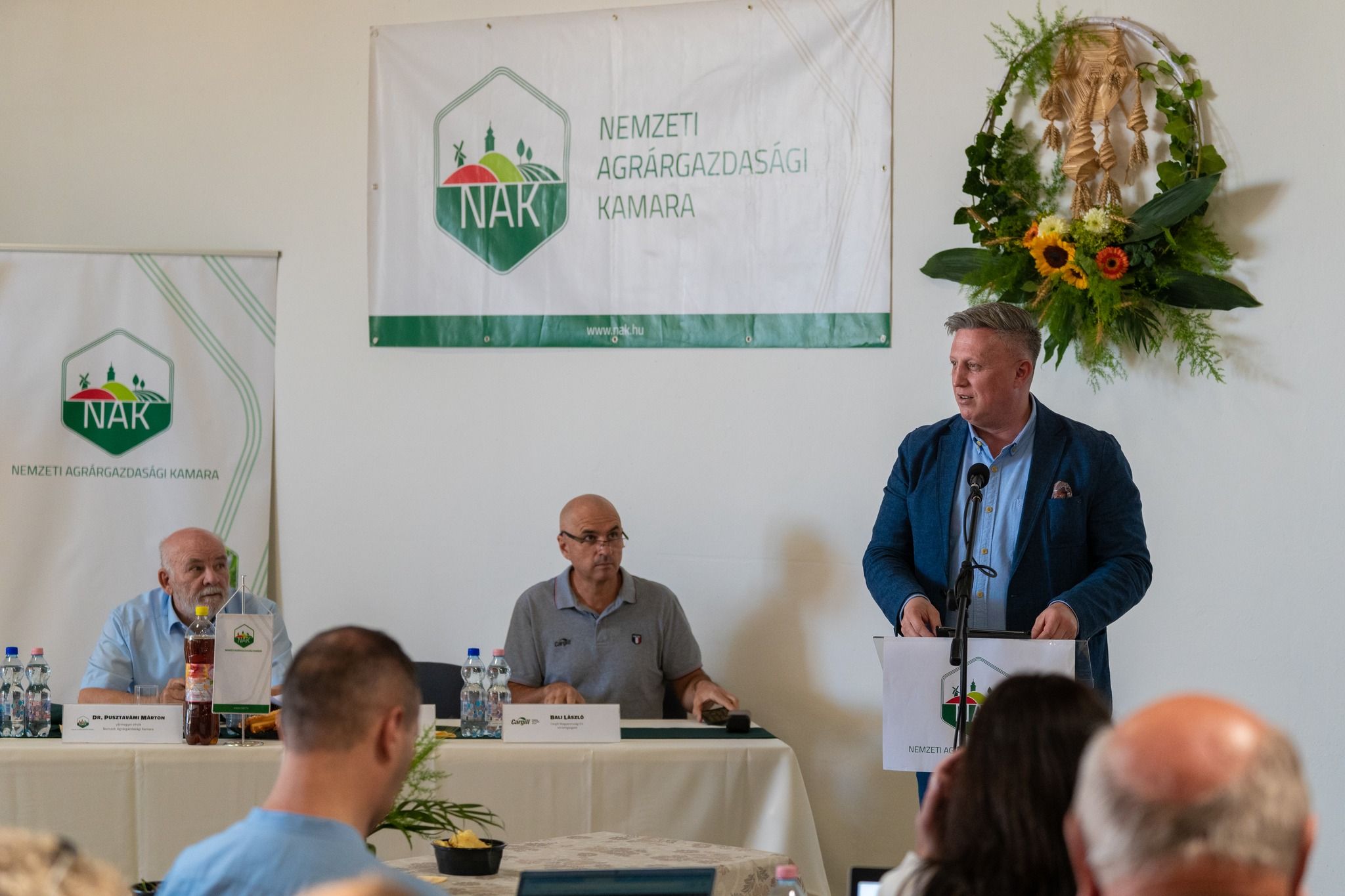 Győrffy Balázs NAK-elnök a fajtaválasztás szempontjainak változásairól is beszélt a rendezvényen 