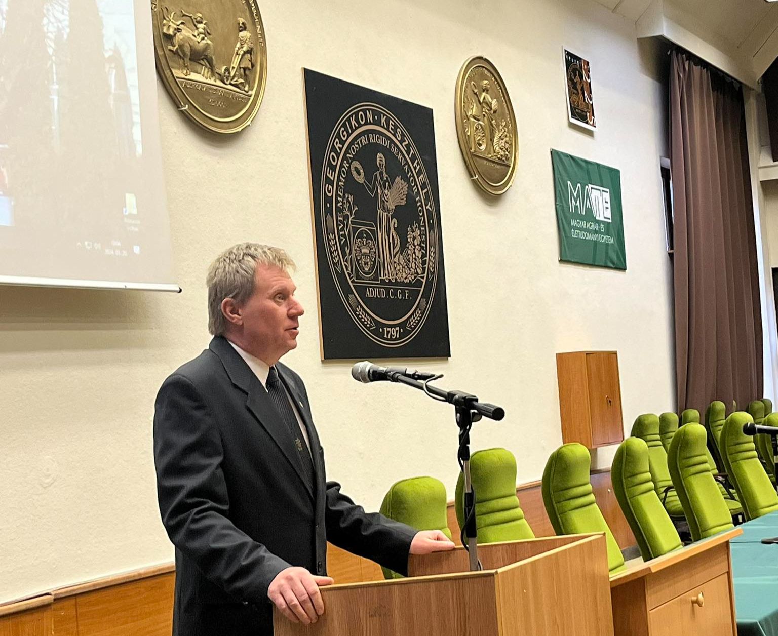 Dr. Takács András Péter - Fotó: FB MATE Georgikon Campus