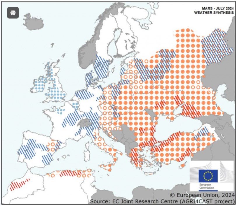 Szélsőséges időjárás Európában