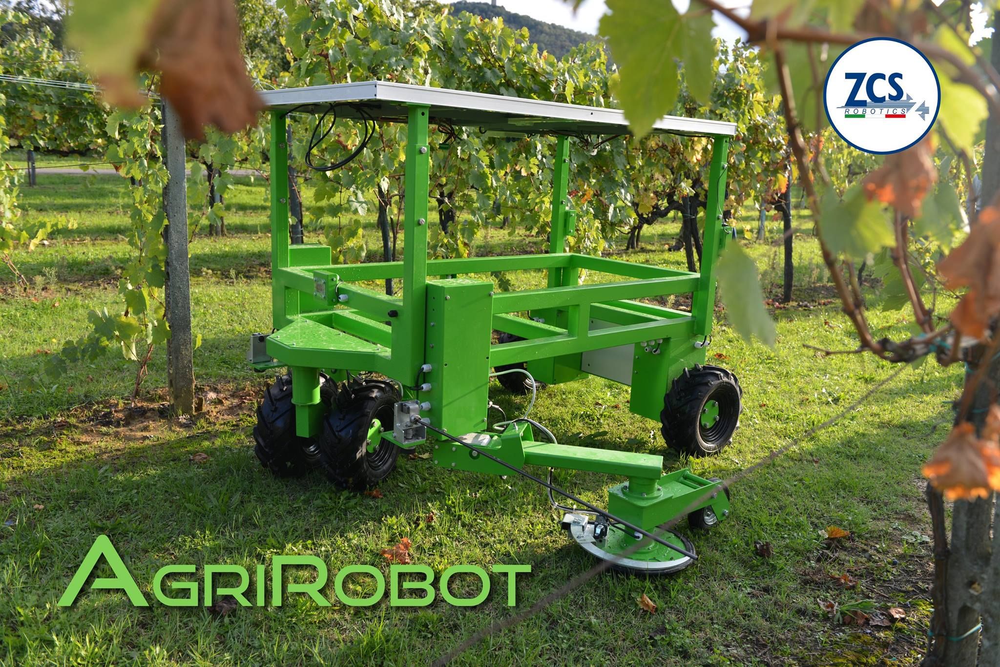 A mezőgazdaságban zajló technológiai forradalom része az Agrirobot, amely a Zucchetti Centro Sistemi (ZCS) fejlesztése - Fotó: ZCS