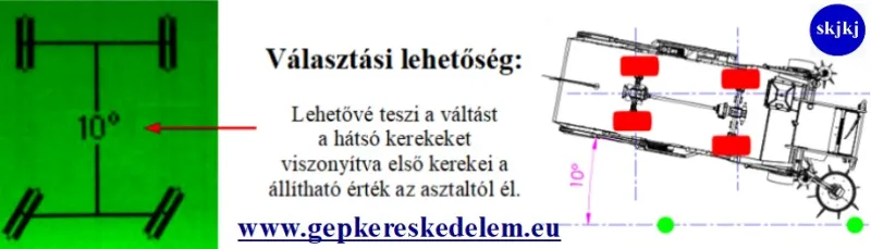 1 db Dió, mogyoró, stb. rázógép N3 Fejlett technológia