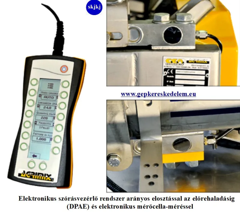 1 db DUPLA tárcsás műtrágyaszórók DR2X ENOVITIS Új technológia