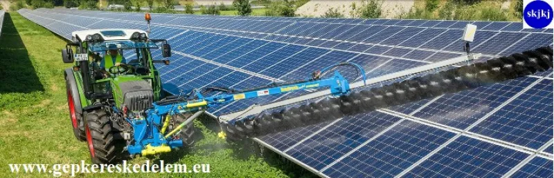 1 db PV Napelem tisztító rendszerek Sunbrush mobil compact