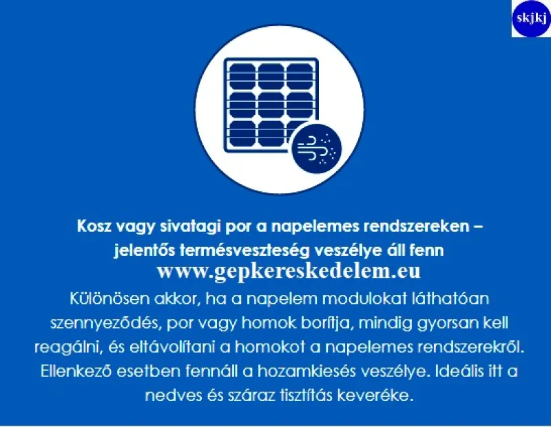 1 db PV Napelem tisztító rendszerek Sunbrush mobil compact