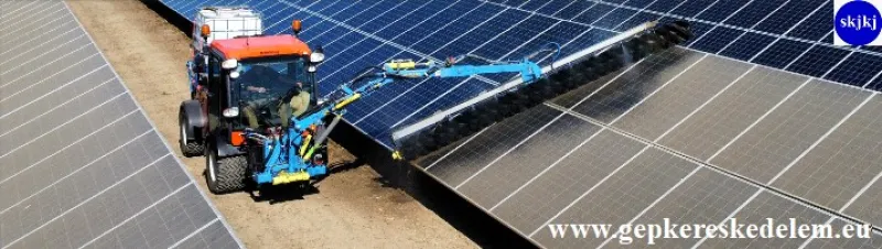 1 db PV Napelem tisztító rendszerek Sunbrush mobil compact