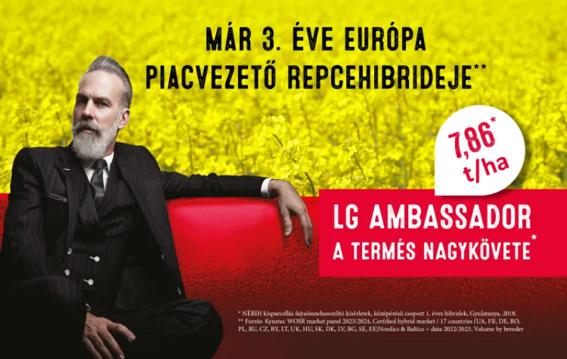 Vásároljon LG Ambassador piacvezető repcehibridet!