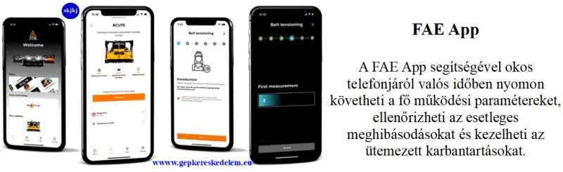 Az új FAE RCU120: a kompakt távirányítós lánctalpas hordozó most erősebb, mint valaha.