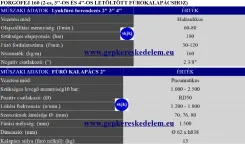 1 db FORGÓFEJ 160 (2-es, 3"-od és 4"-os LETÖLTÖTT FÚRÓKALAPÁCSHOZ)