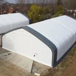 15,25 x 30,5 x 7 m-es Profi minőségű fehér Raktársátor