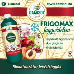 DAMISOL GOLD FRIGOMAX fagyvédelem, kötődésjavítás, elpergésgátlás
60 g/l Bór, 120 g/l Borostyánkősav